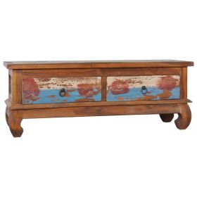 TV Stand 43.3"x13.8"x15.7" Reclaimed Teak Wood