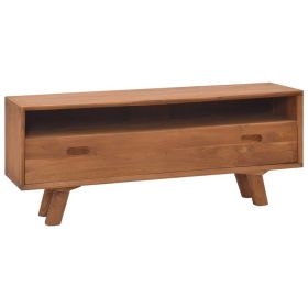 TV Stand 43.3"x11.8"x17.7" Solid Wood Teak
