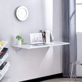 Laundry Room Folding Table Wall Mounted Folding Table for Small Spaces,Fold Down Desk,Workbench (Color: as Pic)