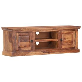 TV Stand 47.2"x11.8"x15.7" Solid Wood Sheesham (Color: Brown)